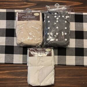 Trend labs Cloth Diaper all in two lot of two diapers and inserts